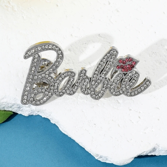 Barbie Rhinestone Pin / Brooch - Picture 6 of 14